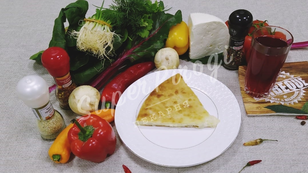 Осетинский пирог с сыром и картофелем Изображение 1