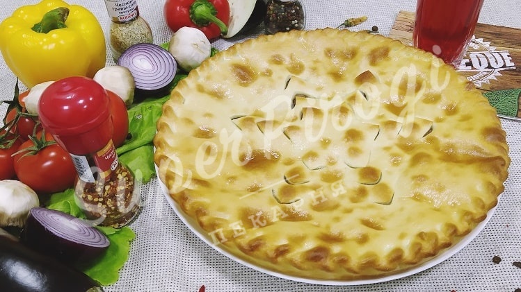 Осетинский пирог с говядиной и грибами Изображение 4