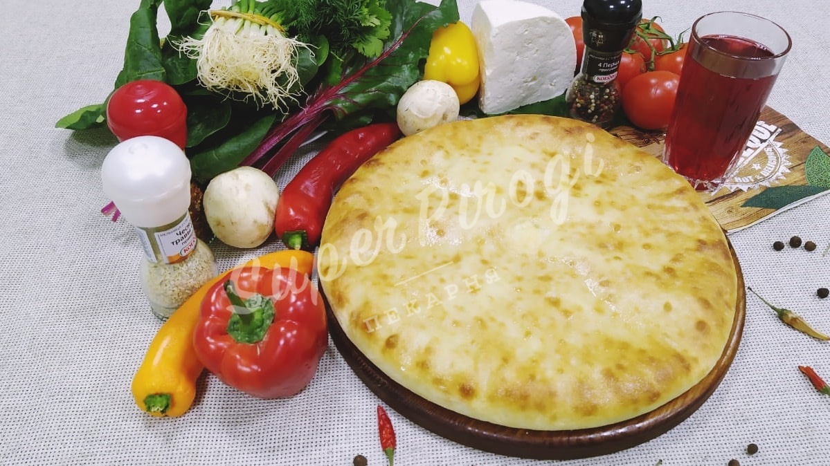 Осетинский пирог с сыром и грибами Изображение 3