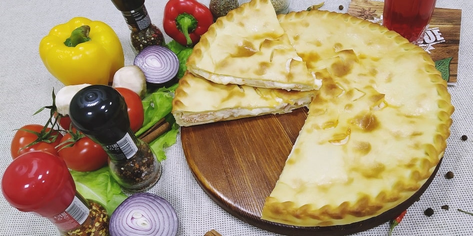 Постный пирог с фасолью (Къадурджын)