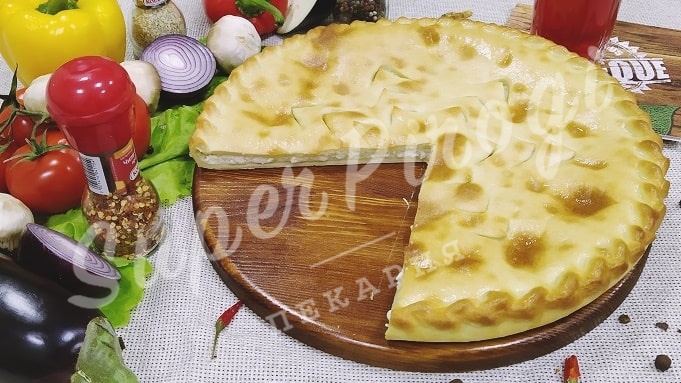 Осетинский пирог с курицей и грецким орехом Изображение 2