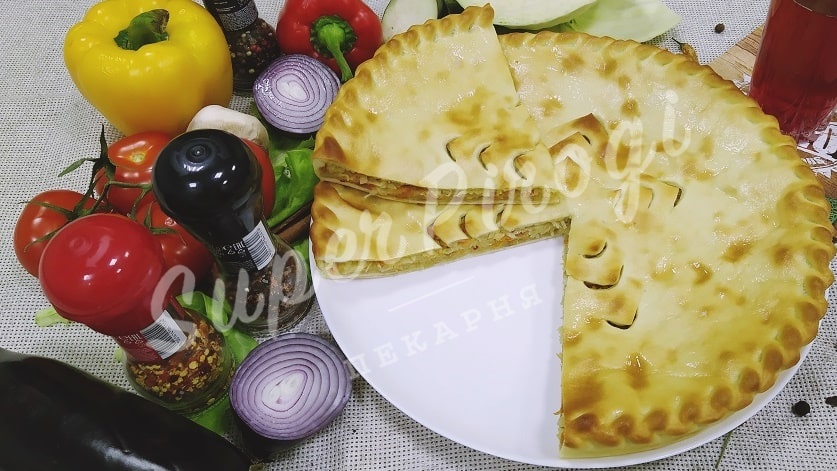 Осетинский пирог с капустой и сыром Изображение 4