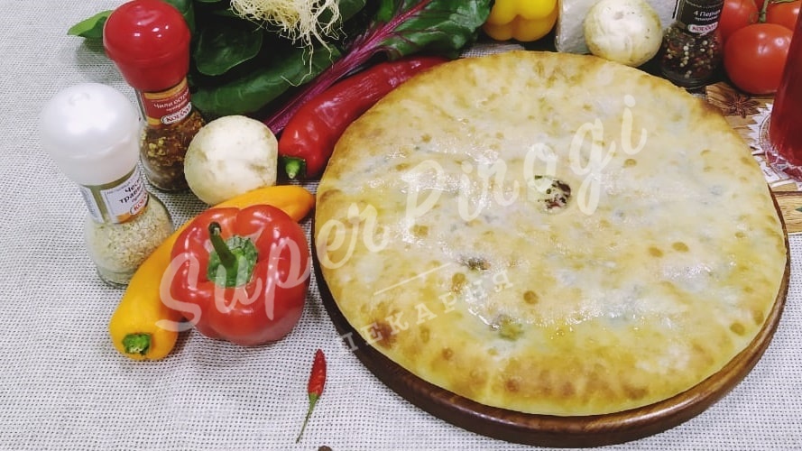 Осетинский пирог с черемшой и сыром Изображение 3