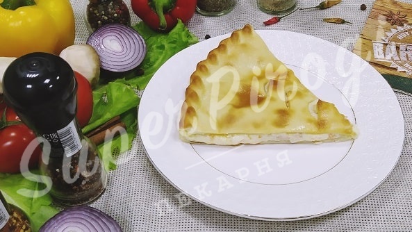 Осетинский пирог с семгой и сыром Изображение 1