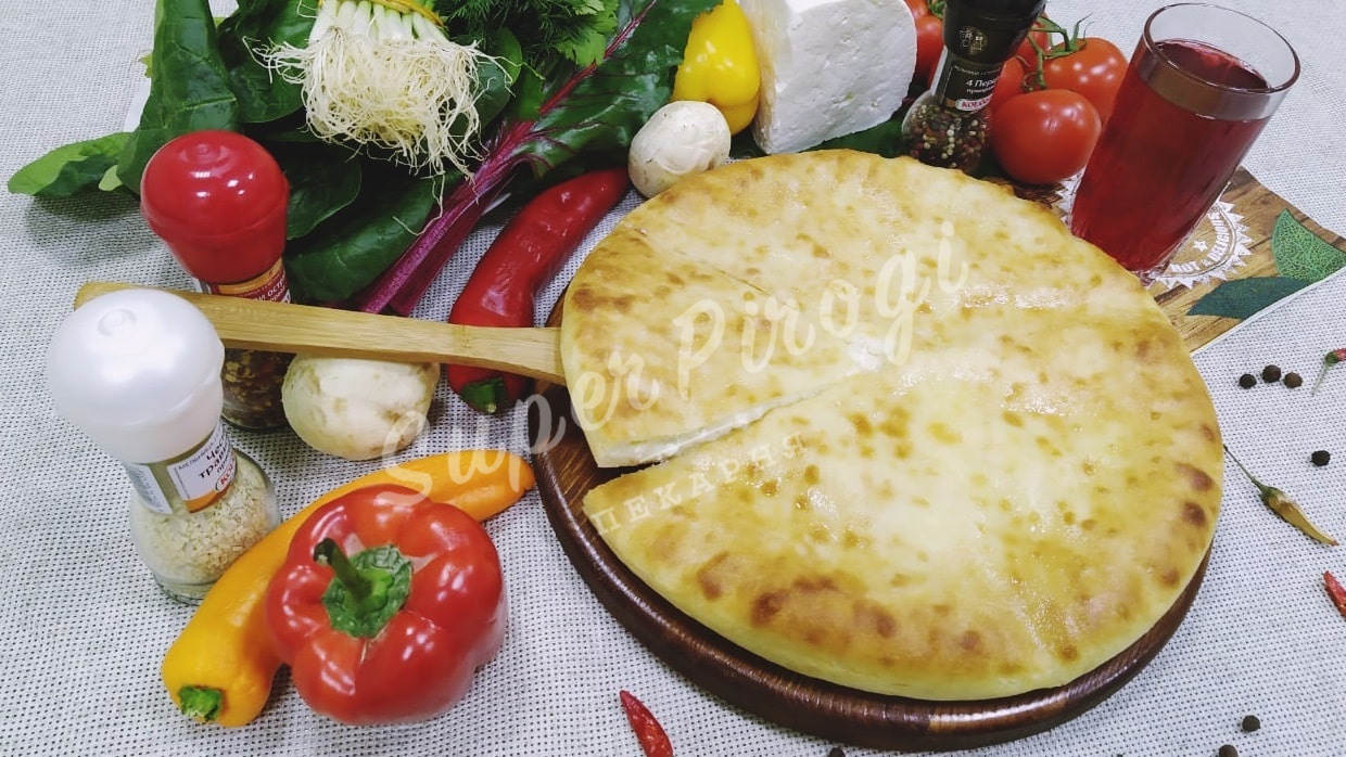 Осетинский пирог с сыром и картофелем Изображение 2