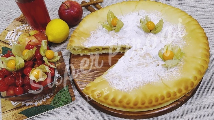 Сдобный пирог с яблоками Изображение 2