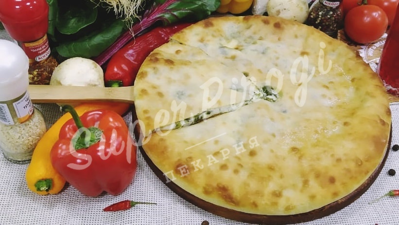 Осетинский пирог с черемшой и сыром Изображение 2
