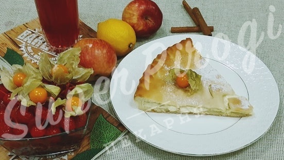 Сдобный пирог с творогом и лимоном Изображение 2